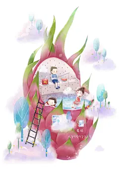 一组儿插封面 | ·夏陌· - 原创作品 - 涂鸦王国插画