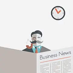 创意读报男士插画矢量图高清素材 免费png图片 免费矢量素材 报纸 时钟 烟斗 男人 读报 阅读 矢量图 免抠png 设计图片 免费下载