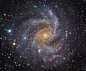Facing NGC 6946 
Composite Image Data - Subaru Telescope (NAOJ) and Robert Gendler; Processing - Robert Gendler
Explanation: From our vantage point in the Milky Way Galaxy, we see NGC 6946 face-on. The big, beautiful spiral galaxy is located just 20 milli