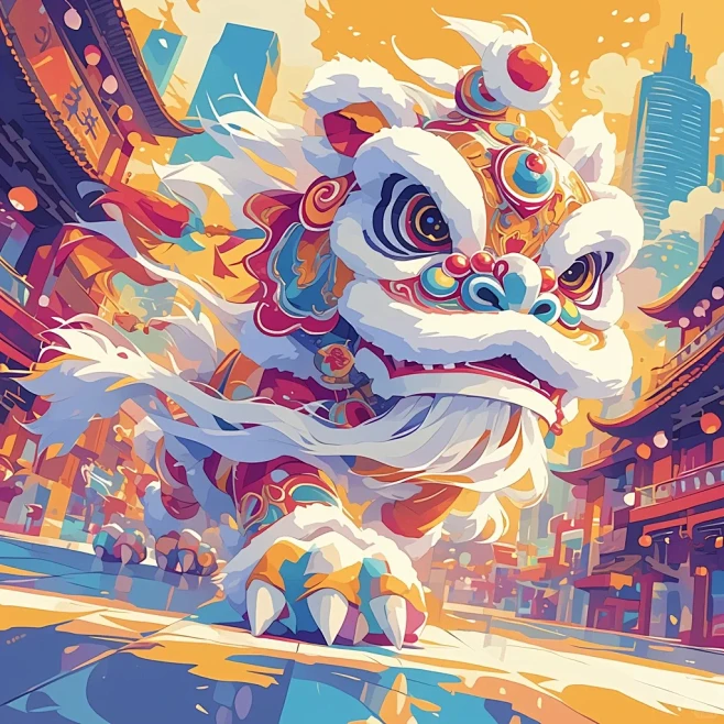 国潮醒狮—刘备 - 小红书-花瓣网