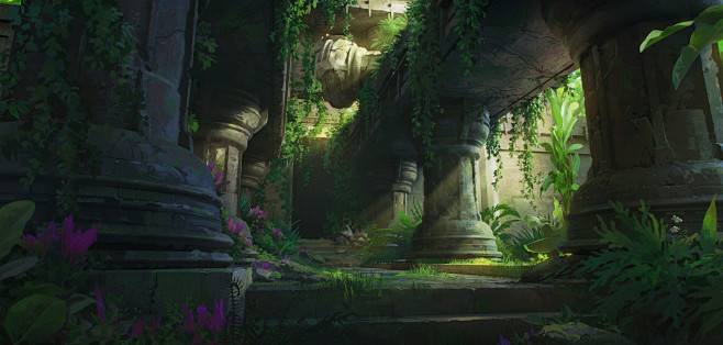 Temple in a jungle, ...