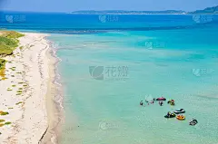 美丽的海去度假