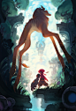Hob - Make It Home : This poster I developed for my friends at Runic Games as a PAX East exclusive for their upcoming game, Hob smiling_face If you're in Boston this weekend, be sure to go check out their booth and grab one of these!Here's a little articl