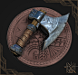 Polynesian style axe.