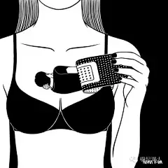 黑白、极简，韩国插画家 Henn Kim 的疗愈系插画 : 插画家Henn Kim将平凡的日常融入创作，从普通的日常发现值得令人回味思考的人生哲理。