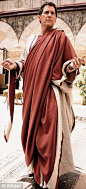 Tim Matheson as Pontius Pilate Nativity Costumes, Up Costumes, Roman Costumes, Ancient Rome, Ancient Greece, Pontius Pilatus, Greek Toga, Biblical Costumes, The Bible Movie