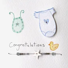 Congratulations！祝贺！新生命！贺卡