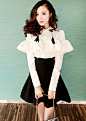 2014秋季新款女式套装洋气流苏点缀长袖白色衬衫+鱼尾包臀韩版半身裙两件套衬衣连衣裙