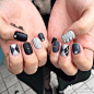 #knitted nail##毛衣甲#  配色，你更钟意哪个？ ​​​​