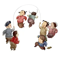 跳绳  - 源文件下载【酷图网】跳绳,儿童娱乐,卡通儿童,娱乐,儿童卡通,儿童,休闲娱乐,娱乐名片,跳绳卡通,儿童跳绳,