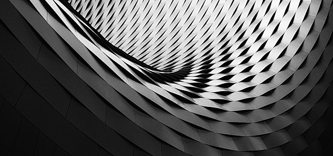 3d曲面几何黑白海报banner扁平渐变图库png图片网图片素材背景素材