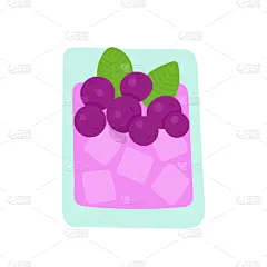 夏天,绘画插图,乱画,饮料,清新,蓝莓,鸡尾酒,海滩,矢量,海洋