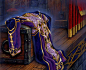 魔兽世界TCG卡牌原画欣赏 盗贼与骑士的博弈_游戏_腾讯网