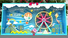 美陈 dp点 商业美陈 商业dp点 风车 风车dp点 风车美陈 儿童美陈 橱窗 儿童dp点 摩天轮美