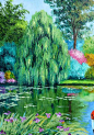 Jean Marc Janiaczyk：色彩对比艳丽的风景油画欣赏(5)