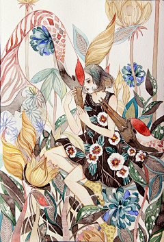 ls陈林芳采集到插画