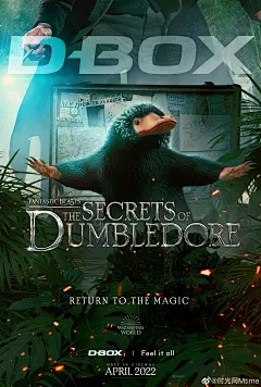 《神奇动物3: 邓布利多之谜》释出杜比影院、4DX、ScreenX、D- Box多制式海报！影片将于4月8日在中国内地上映。