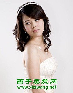 2013新娘晚礼服发型