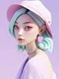 qiuling6689_Realistic_3d_cartoon_style_rendering_chinese_gril___a884b1c1-0dc6-491e-b2cd-bdc614b6c050