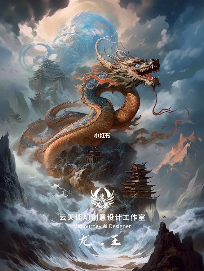 中国神话人物系列-龙王-花瓣网