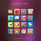 5 O’clock Shades Icons- by: given - ICONFANS专业界面设计平台