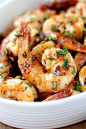 Garlic Sun-Dried Tomatoes Roasted Shrimp - Best garlic roasted shrimp recipe ever! Learn how to make this Spanish/Mediterranean dish | rasamalaysia.com
