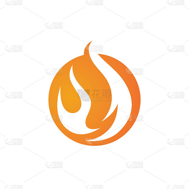 火焰logo设计火焰logo模板logo符号图标
