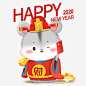 2020鼠年立体鼠财神红包