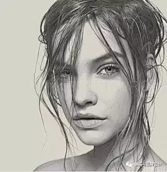 手绘丨好功力！最细腻的女孩铅笔画肖像，爱上她笔下的黑白灰