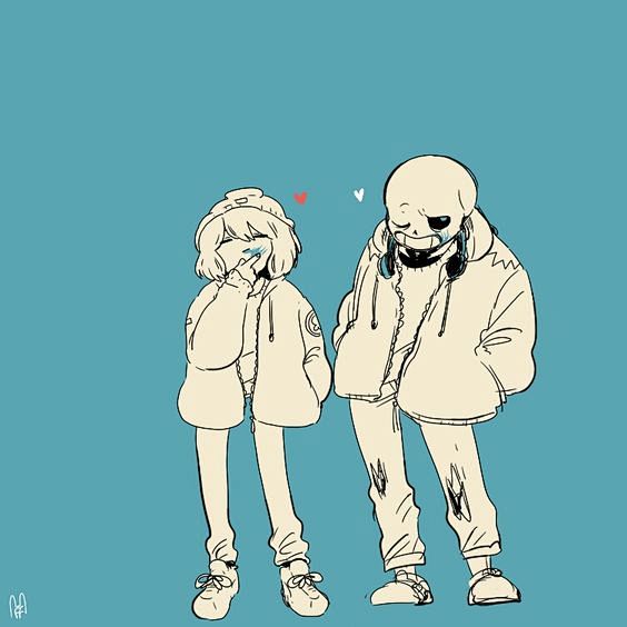 frisk and sans | ani.