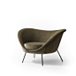 D.154.2 扶手椅 - Molteni : The armchair, on the other hand, was designed for one of the projects closest to Gio Ponti’s heart, the villa of the Planchart collectors in Caracas.