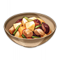 Konda Cuisine : Konda Cuisine is a food item that the player can cook. The recipe for Konda Cuisine is obtainable from Madarame Hyakubei for reaching Reputation Level 1 in Inazuma. Depending on the quality, Konda Cuisine revives and restores 900/1,200/1,5