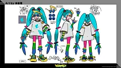宝可梦 × 初音未来 联动插图最终弹：龙系初音 与 密勒顿 -- 来自游研社