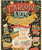 carlowarts 50 Beautiful Poster Which Included Remarkable Typography #采集大赛#