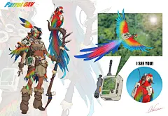 PARROT UAV, Chu Qiao : PARROT UAV by Chu Qiao on ArtStation.