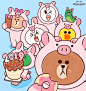 BROWN PIC | GIFs, pics and wallpapers by LINE friends : BROWN PIC is where you can find all the character GIFs, pics and free wallpapers of LINE friends. Come and meet Brown, Cony, Choco, Sally and other friends!