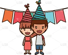 伴侣,生日,儿童,可爱的,事件,请柬,周年纪念,小的,节日,相伴