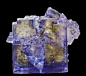 themineralogist:

Fluorite with Chalcopyrite inclusions