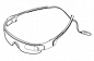 三星“运动智能眼镜”外观专利图
