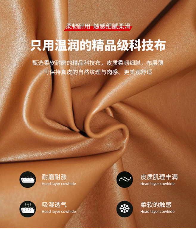 意式轻奢科技布沙发极简小户型双人三人位简...