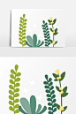 植物叶子插画元素