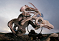 3D CGI contemporary Digital Art  Nature Render science