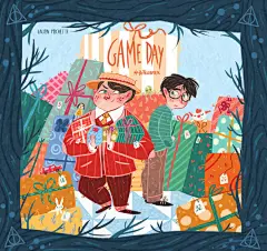 《哈利波特》同人插画 | Laura Proietti PS:第9张《指环王》 ​​​​