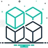 Cube Graphic Of Squares