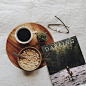 Chilly fall mornings call for coffee and reading.: 