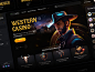 Western Online Casino Ui Template by AlexP on Dribbble