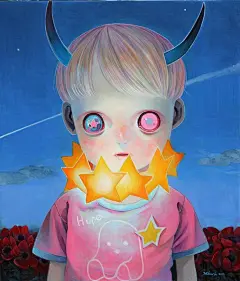 【当代艺术】日本新锐现代画家下田光