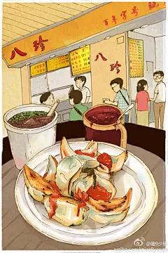 漫画版广州美食 每种都是儿时味道