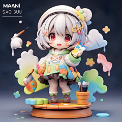我准备好了~采集到手办 POP MART
