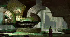 遗迹古墓游戏场景原画高清素材 古墓 场景 游戏 遗迹 背景 设计图片 免费下载